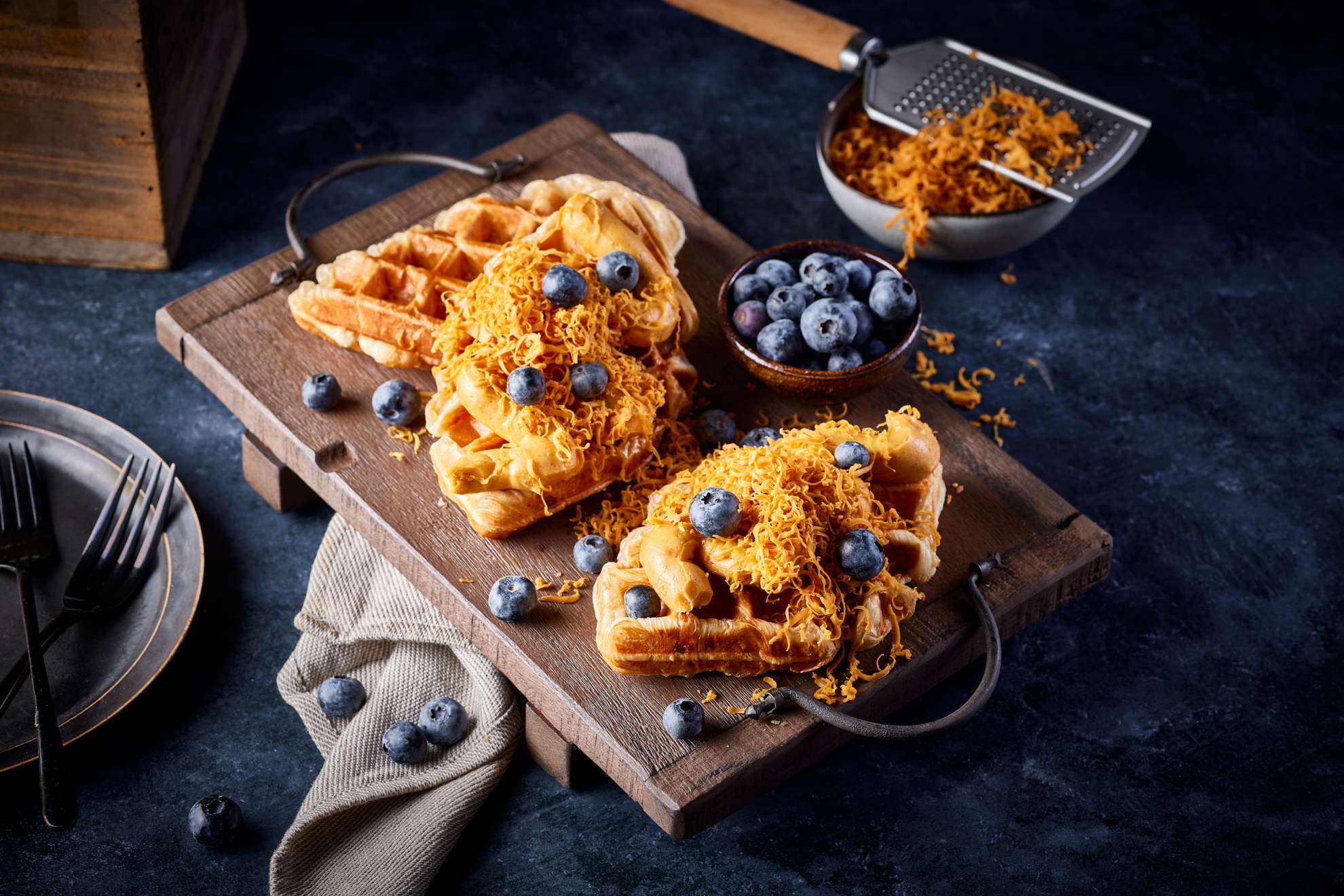 Croffles with TINE® Brunost™ butter cream