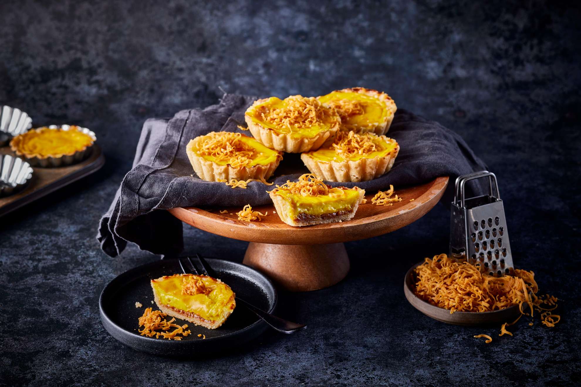 Classic egg tarts filled with TINE® Brunost™