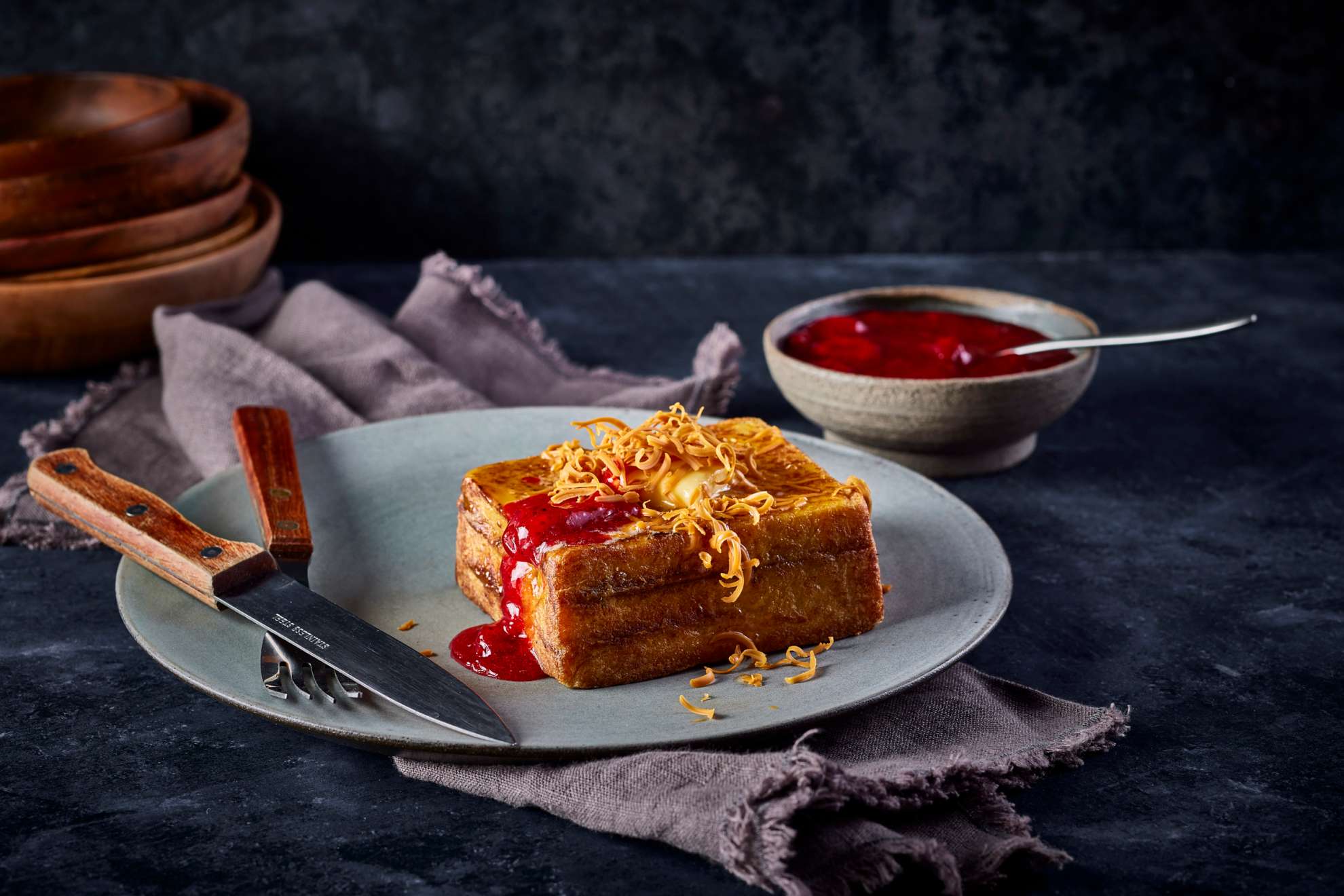 Hong Kong style french toast with TINE® Brunost™ 