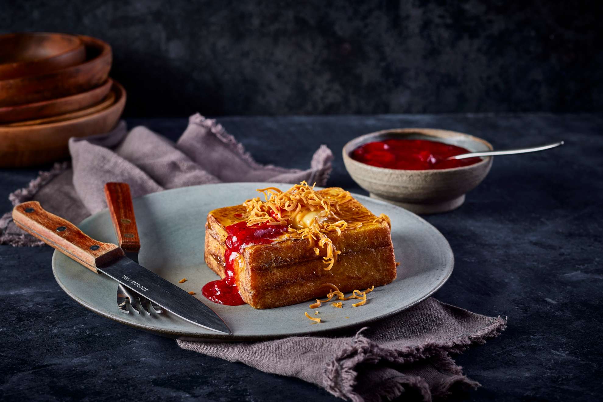 TINE® Brunost™を使った香港風フレンチトースト