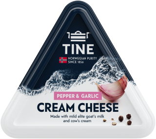 TINE® Cream Cheese (クリームチーズ)クリームチーズ ペッパー＆ガーリック
