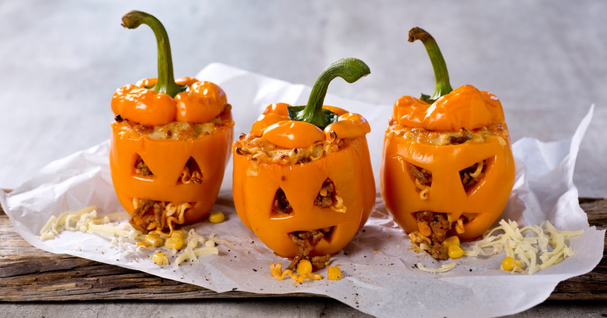 Stuffed Bell Peppers with TINE® Norwegian Gouda Mild - Tineasia